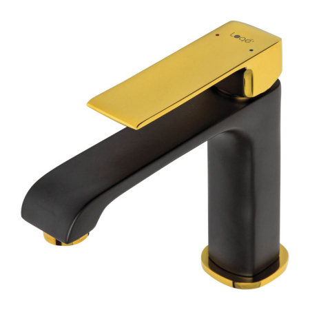 Robinet de chiuvetă - Logé Baterie lavoar Maroko 31 negru-aurie