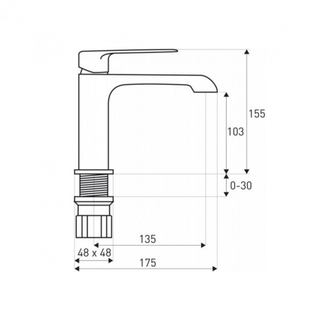 Logé Baterie lavoar Maroko 41 aurie [1]