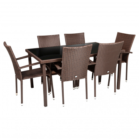 Produse temporar indisponibile - Logé Garden Set de mobilier de grădină Merano, format din 6 piese