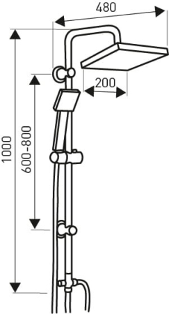 Logé Set de duș DENIS50 [1]