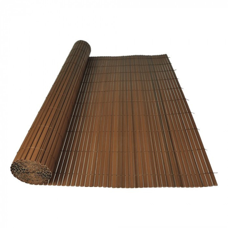 Produse temporar indisponibile - Mirpol Acoperire balcon pentru balustradă din stuf artificial PVC 2x3 m maro