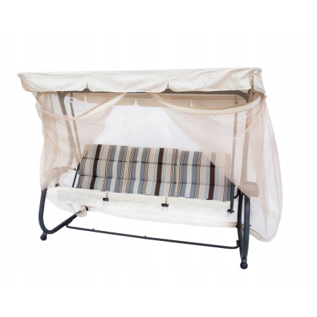 Mirpol Balansoar de grădină Ines cu plasă de țânțari [3]