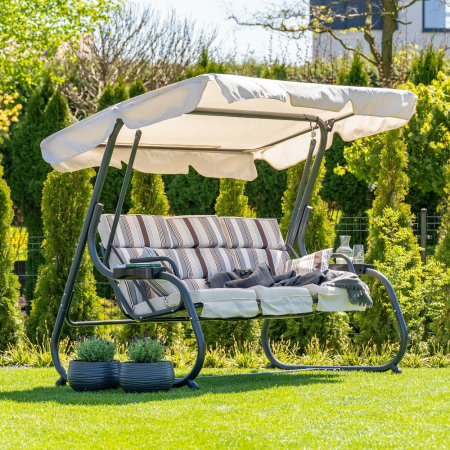 Mirpol Balansoar de grădină Ines cu plasă de țânțari [7]