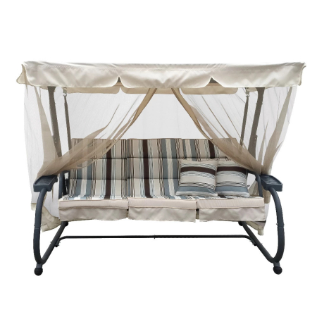 Produse temporar indisponibile - Mirpol Balansoar de grădină Ines cu plasă de țânțari