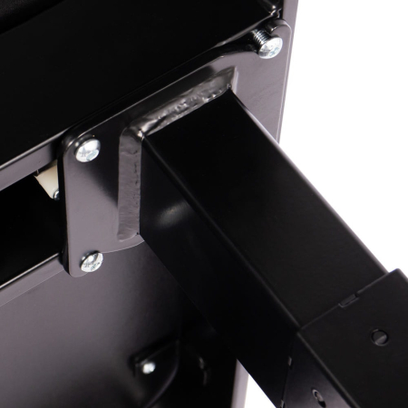 Mirpol Birou VELSEN cu reglare electrică a înălțimii, panou de control 120x60 cm negru [9]