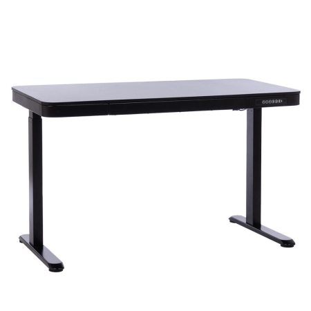 Birou - Mirpol Birou VELSEN cu reglare electrică a înălțimii, panou de control 120x60 cm negru