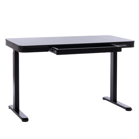 Mirpol Birou VELSEN cu reglare electrică a înălțimii, panou de control 120x60 cm negru [3]