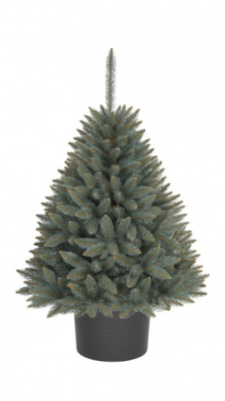 Produse temporar indisponibile - Mirpol Brad artificial de molid argintiu în ghiveci rotund 130 cm