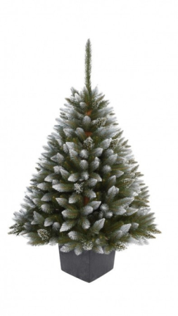 Produse temporar indisponibile - Mirpol Brad artificial diamant în ghiveci pătrat 160 cm