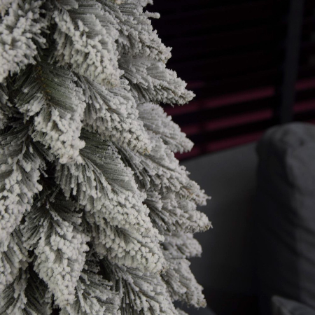 Mirpol Brad artificial Zakopane Super Slim 160 cm în ghiveci cu efect de zăpadă [3]