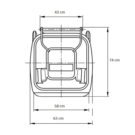 Mirpol Container deșeuri 240L negru [2]