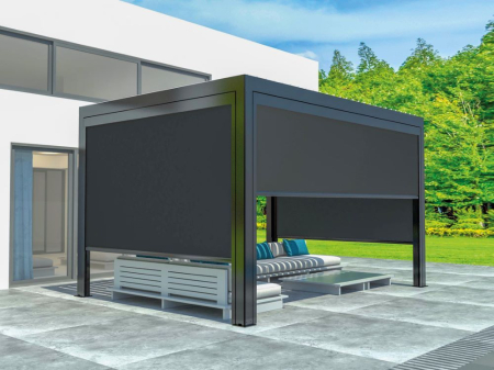 Mirpol Copertină manuală LUXE 270x218cm, până la 3 m antracit [2]