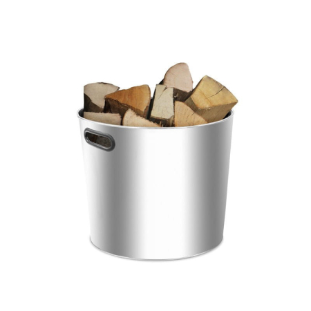 Accesorii încălzire și răcire - Mirpol Coș din oțel inoxidabil pentru lemne de foc