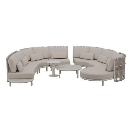 Mobilier grădină - Mirpol Es Vedra set modular de mobilier de grădină, set de 8 piese