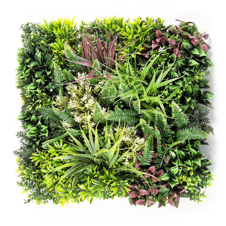 Panou de perete pentru plante de iarbă - Mirpol Esența a III-a. perete verde din plastic 50x50 cm