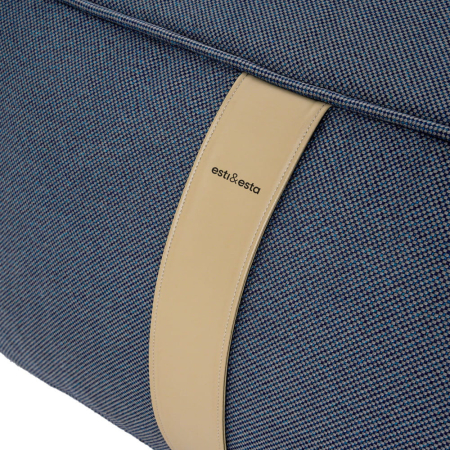 Mirpol Fotoliu de grădină din spumă burete cu puf, albastru gri [2]