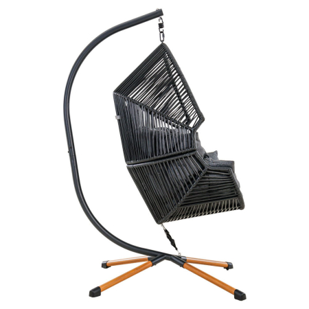 Mirpol Fotoliu suspendat HOLAND negru [3]