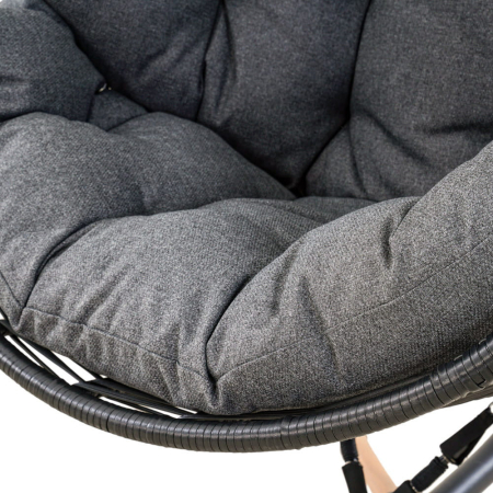 Mirpol Fotoliu suspendat HOLAND negru [6]