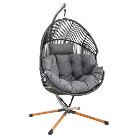 Fotoliu suspendat - Mirpol Fotoliu suspendat HOLAND negru