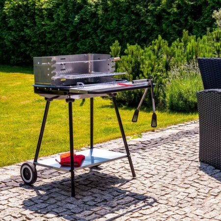 Mirpol Grătar cu cărbune MIR404, pătrat [1]