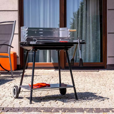 Mirpol Grătar cu cărbune MIR404, pătrat [2]