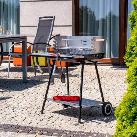 Mirpol Grătar cu cărbune MIR404, pătrat [3]