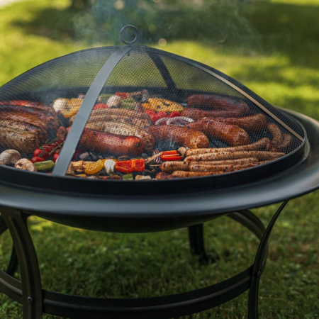 Mirpol Grătar de grădină cu cărbune MIR082 cu capac [4]