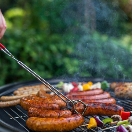 Mirpol Grătar de grădină cu cărbune MIR082 cu capac [8]