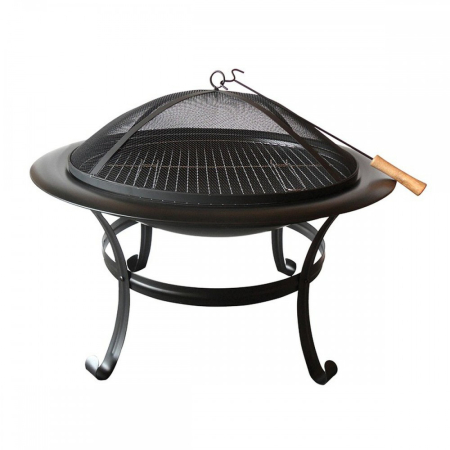 Produse temporar indisponibile - Mirpol Grătar de grădină cu cărbune MIR082 cu capac