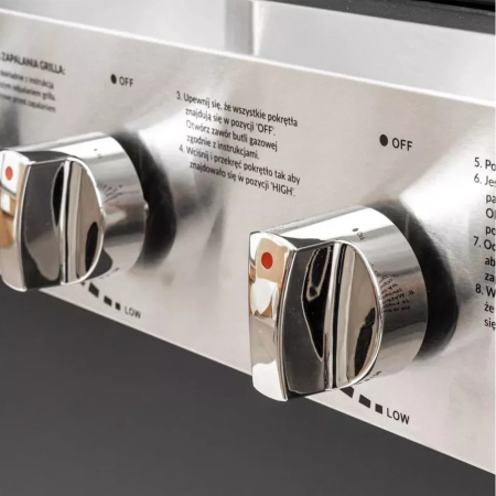 Mirpol Grătar pe gaz Brenner G4 cu patru arzătoare, 2,63 kW [8]