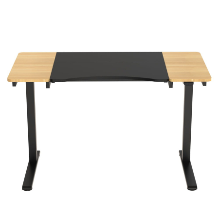 Mirpol HALDEN birou cu reglare electrică a înălțimii, 120x60 cm negru-burlywood [1]