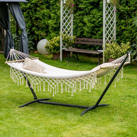Mirpol Hamac BOHO cu tijă 200x100 cm [4]