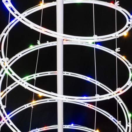 Mirpol LED spirală pom de Crăciun 180 cm multicolor [4]
