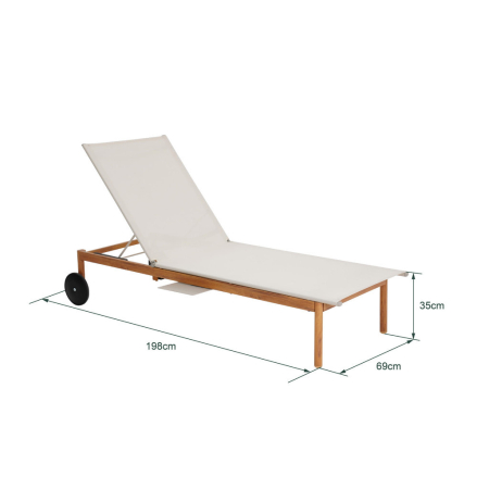 Mirpol MONO șezlong de grădină [6]