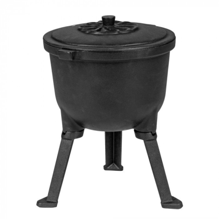 Mirpol Oală din fontă cu picioare 10 litri emailată [2]