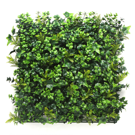 Panou de perete pentru plante de iarbă - Mirpol Perete verde din plastic chihlimbar 50x50 cm