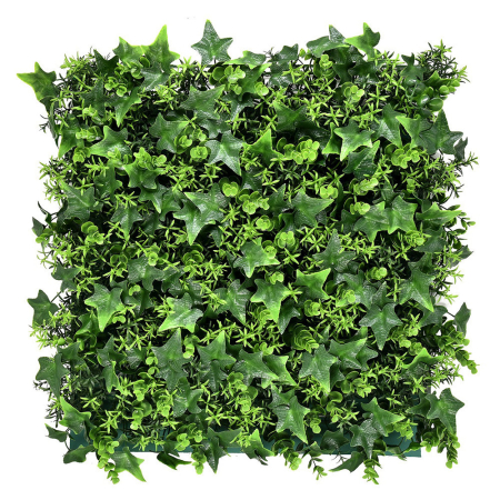 Panou de perete pentru plante de iarbă - Mirpol Perete verde din plastic Rosa 50x50 cm