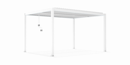 Mirpol Pergola LUXE 3x4m cu iluminare LED albă [3]