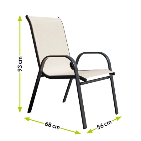 Mirpol Scaun de grădină Arkadia cappuccino [1]