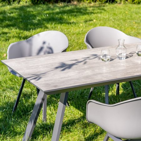 Mirpol Scaun de grădină din plastic Jupiter cu picioare metalice [2]