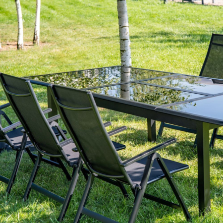 Mirpol Scaun de grădină pliabil Mars cu cadru metalic [1]