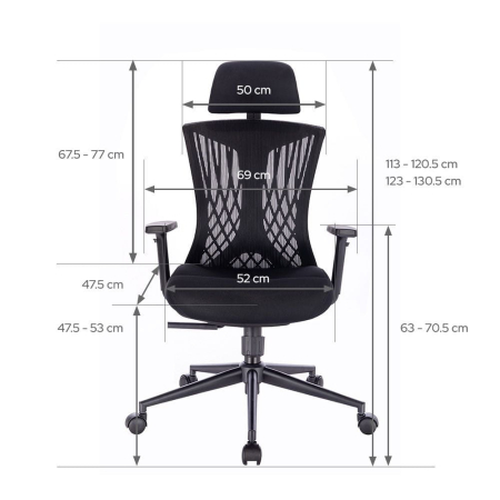Mirpol Scaun rotativ ergonomic de birou Ergomax [7]