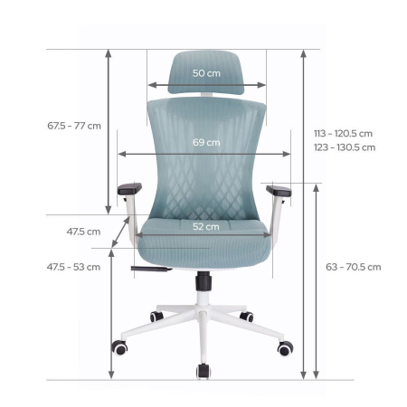Mirpol Scaun rotativ ergonomic de birou Ergomax [7]