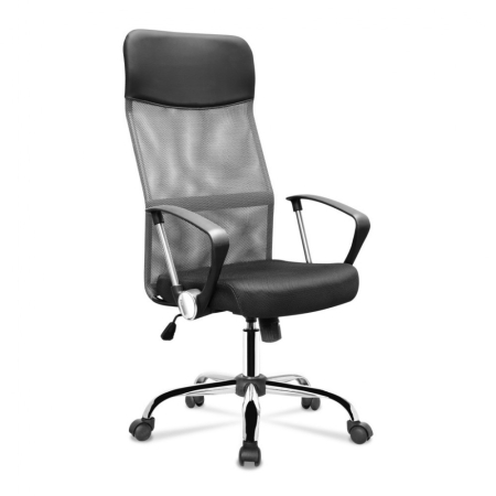 Scaun rotativ birou - Mirpol Scaun rotativ Lincoln negru-gri