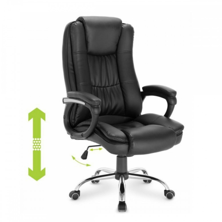 Mirpol Scaun rotativ negru President [2]