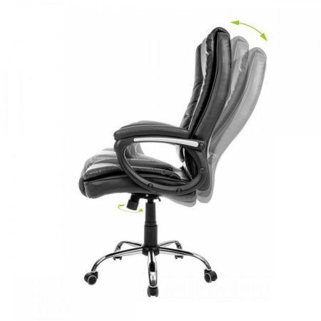 Mirpol Scaun rotativ negru President [3]