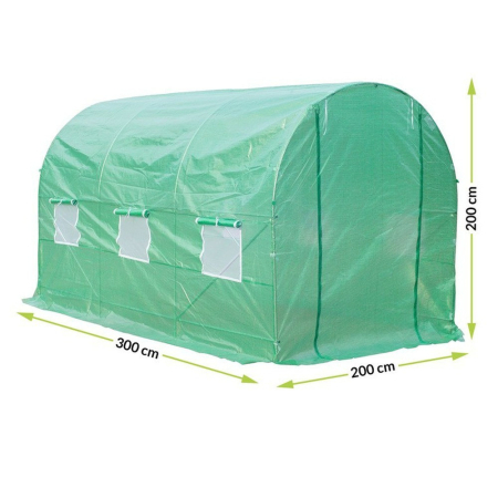 Mirpol Seră din folie 2x3x2 m (ramă folie) [1]