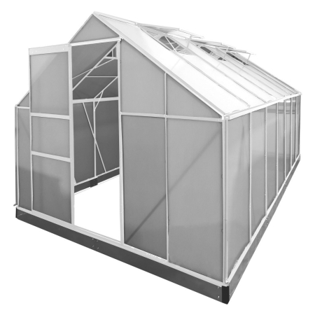 Mirpol Seră din policarbonat 250 x 430 x 124/205 cm [0]