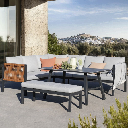 Mirpol Set de mobilier de grădină de colț Texas cu 8 locuri [1]