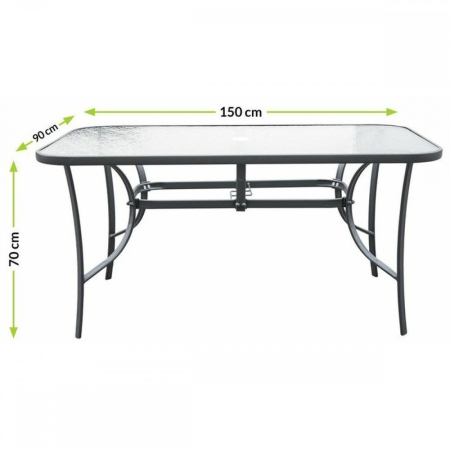 Mirpol Set de mobilier de grădină Larkadia 4 în 1 cu cadru metalic [2]